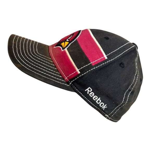 Arizona Cardinals Reebok Onfield S/M Hat Black Red Embroidered NFL Equipment Cap - Picture 3 of 6